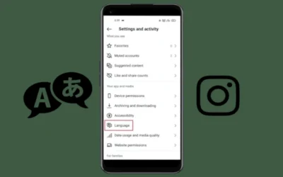 تغییر زبان اینستاگرام؛ آموزش تصویری و کاربردی!