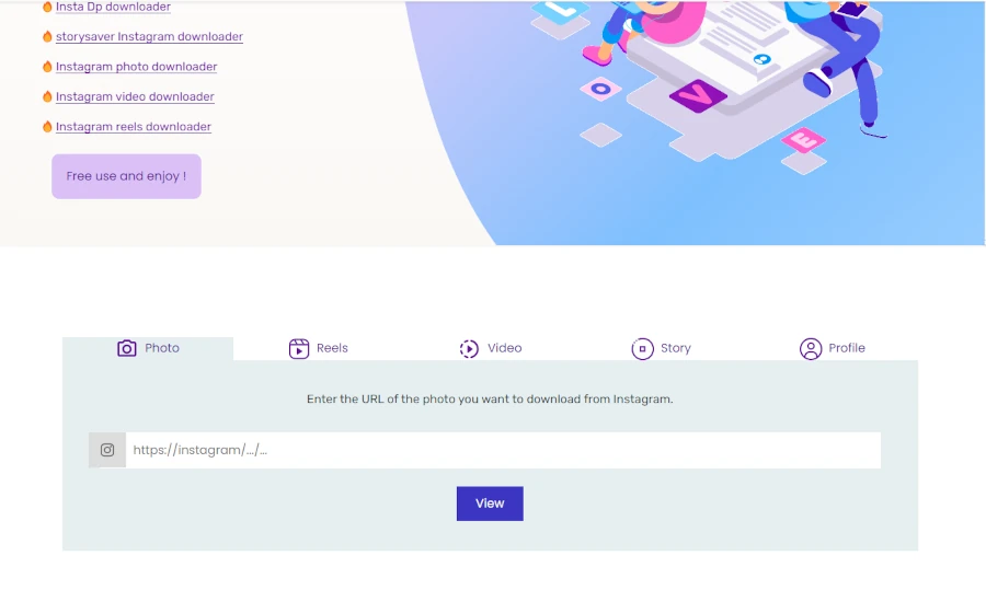 Indownloader سایت دانلود عکس پروفایل