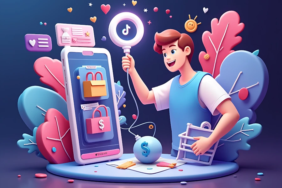 نحوه کار بازاریابی پورسانتی در تیک تاک