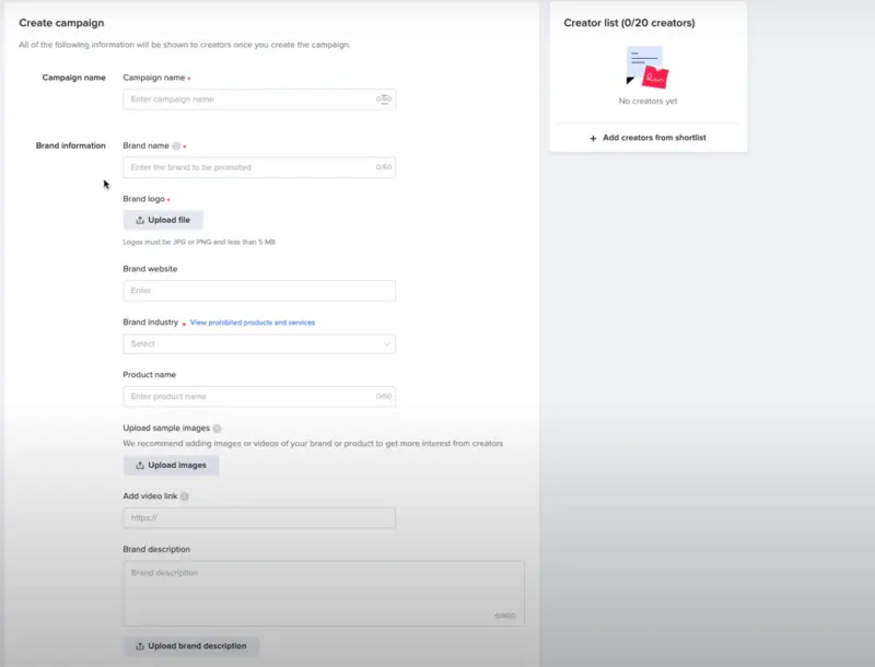 یافتن کریتورها در بازار سازندگان تیک تاک