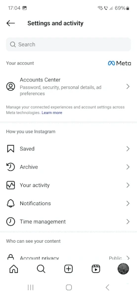 نحوه پاک کردن سرچ اینستاگرام در اندروید و iOS