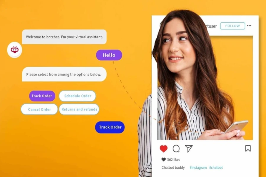 نحوه کار چت بات هوش مصنوعی اینستاگرام