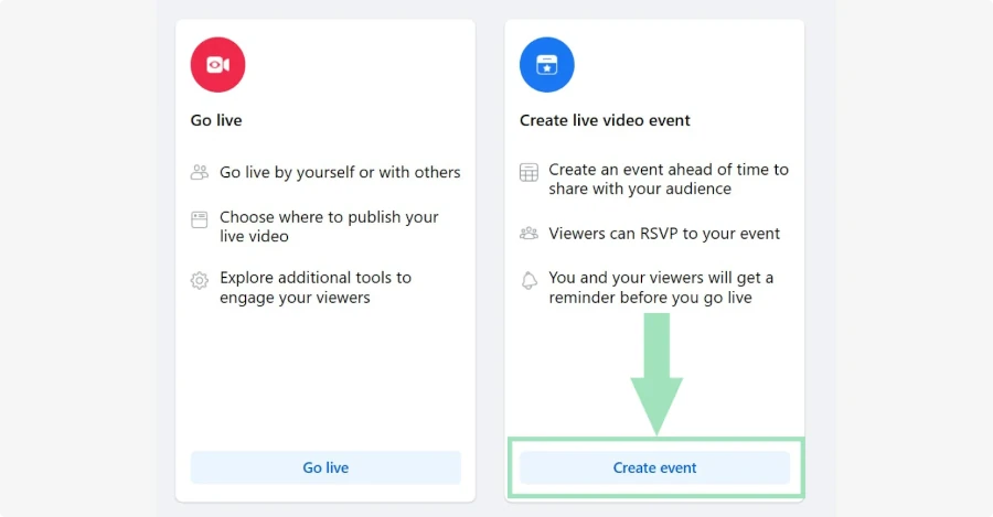 چگونه یک لایو را در فیسبوک زمان‌بندی کنیم؟