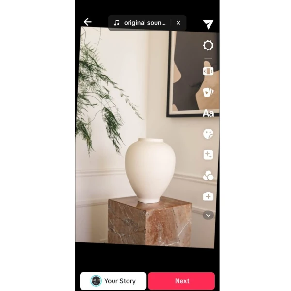 روش سرچ فیلتر در تیک تاک برای عکس ها