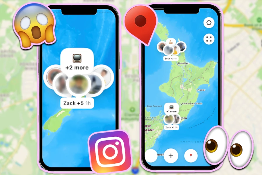 نحوه پیدا کردن فرند مپ اینستاگرام